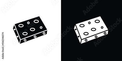 Halva icon isolated silhouette on white background. Vector illustration.
