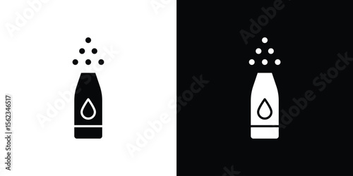 Humidifier icon isolated silhouette on white background. Vector illustration.