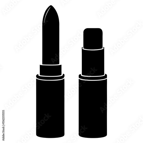 lipstick isolated on white