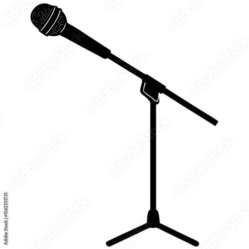 microphone isolated on white background
