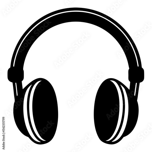 headphones isolated on white background