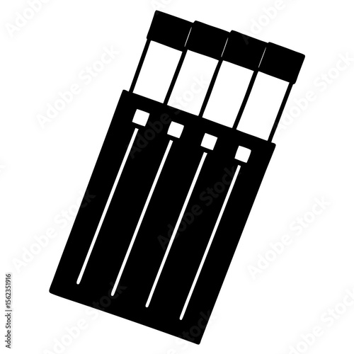 matches on white background