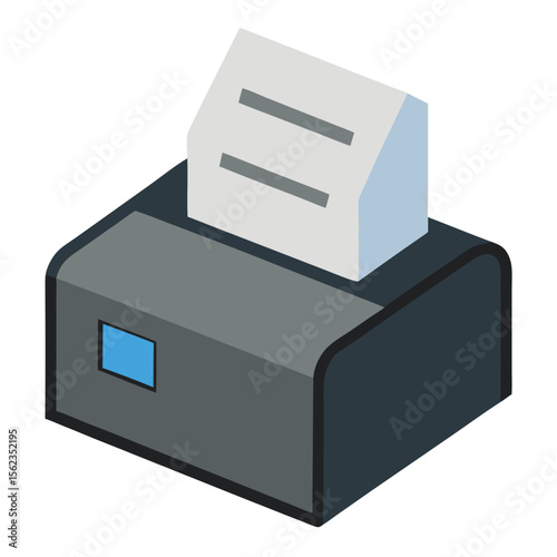 printer icon vector illustration