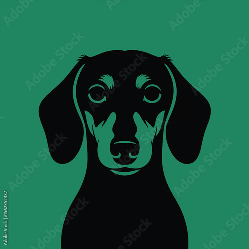 dog silhouette illustration premium quality