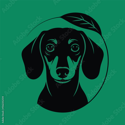 dog silhouette illustration premium quality
