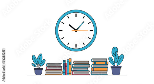 Manage study time effectively at school or the library