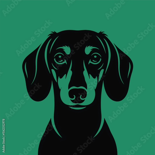 dog silhouette illustration premium quality