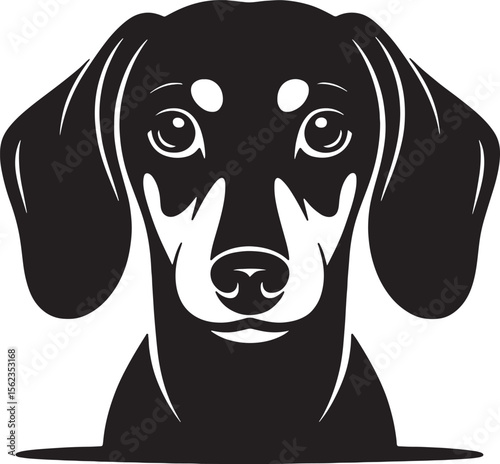 dog silhouette illustration premium quality
