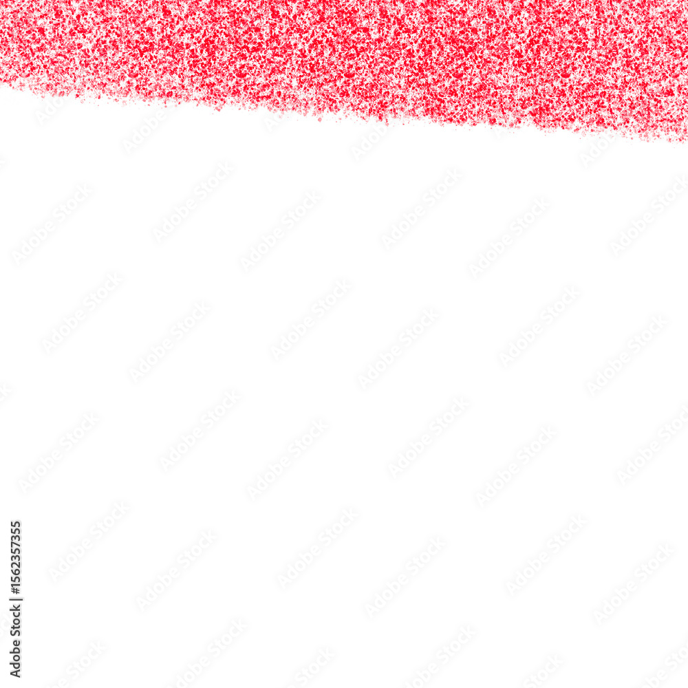 Obraz premium Abstract red textured brush stroke on white