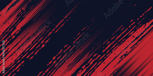 Red halftone dots blue color pattern gradient grunge texture background. Red halftone dots blue color pattern gradient grunge texture background MODERN