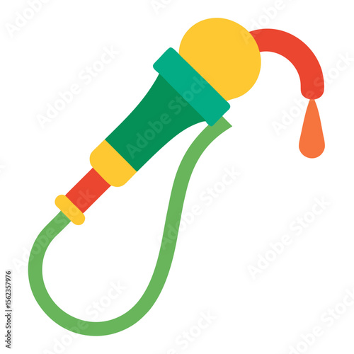 gas pump isolated on white