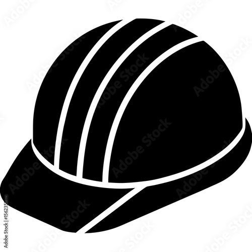 vector illustration of a helmet