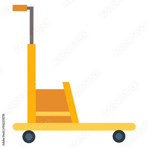 forklift truck with clipping path