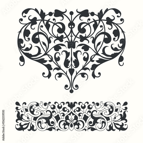 Decorative element. Vector.
