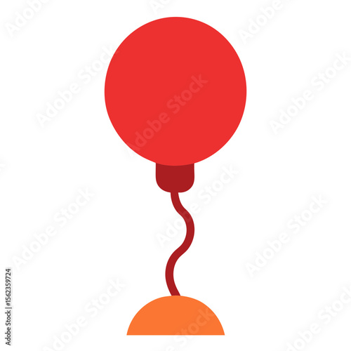 ping pong ball isolated on white