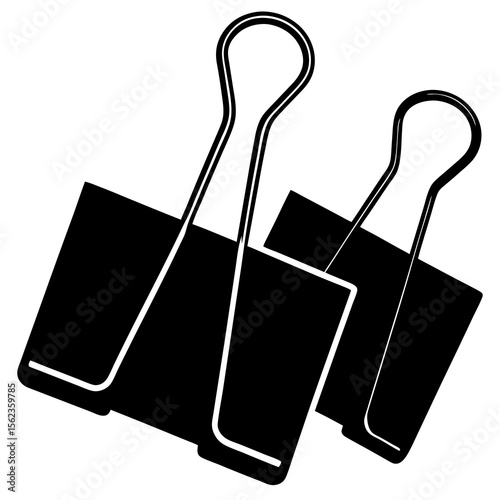 paper clip isolated on white
