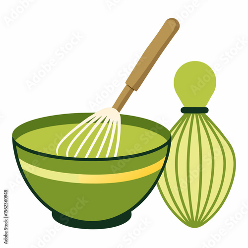 illustration of a bowl with a spoon