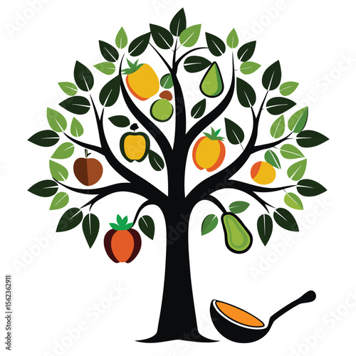 Abundant Fruit Tree A Delicious Harvest of Nature's Goodness