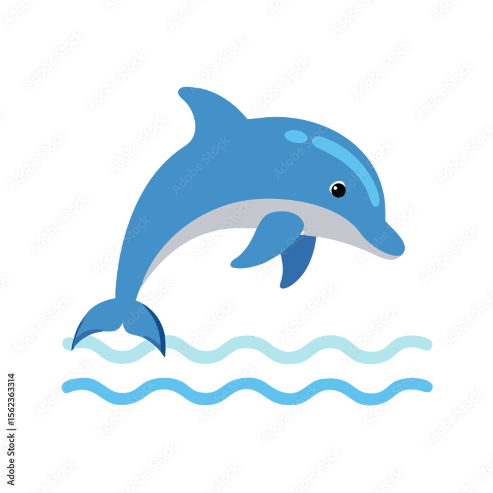 Fototapeta premium dolphin jumping out of water
