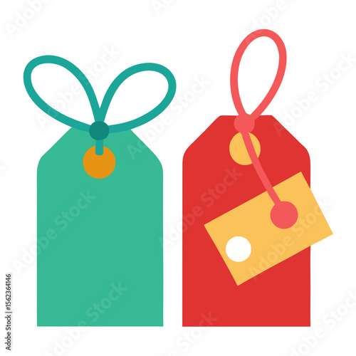 set of price tags vector