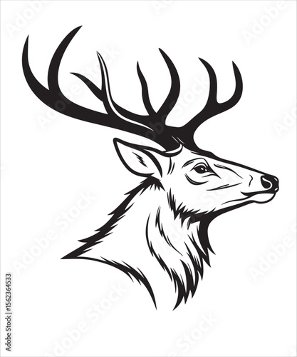 deer head silhouette