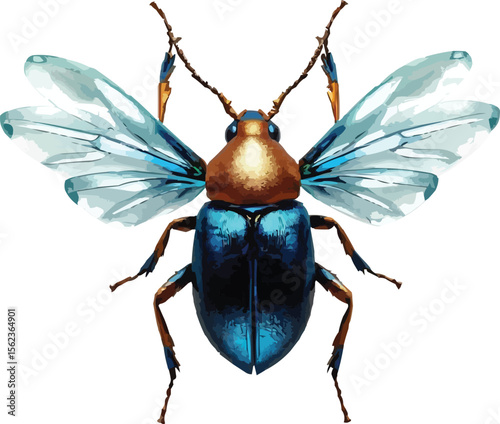 fantasy insect, crystal beetle