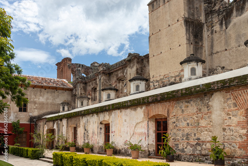 view of the old ruins of antigua guatemala