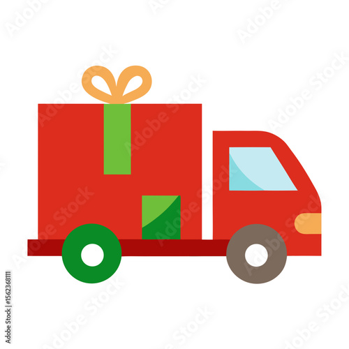 gift box with red ribbon and bow