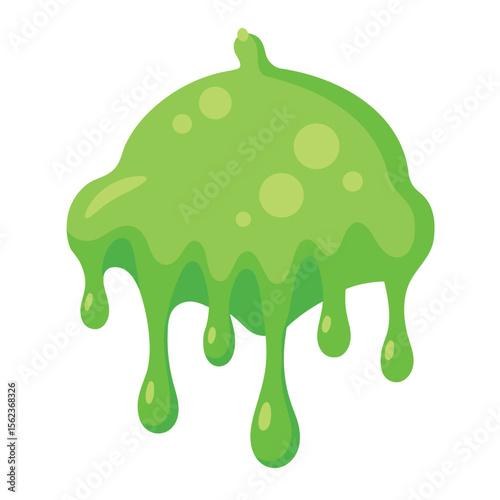 Slime Vector Illustration ? Cartoon, Clipart and Line Art Design for Printable Graphic.eps