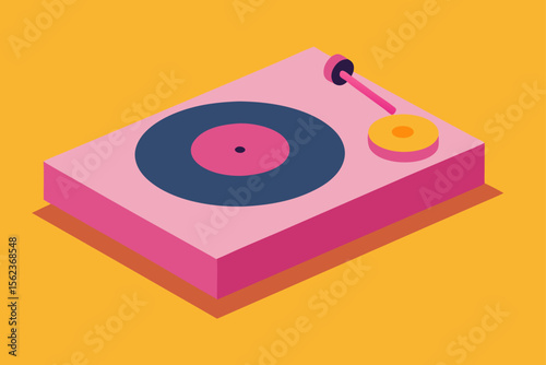 vintage record player