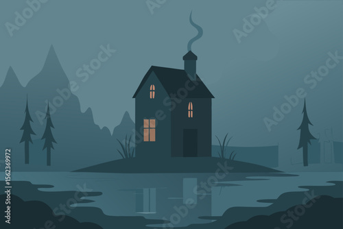 vector illustration of church
