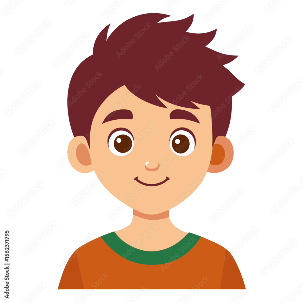 very happy boy, smiling brunette boy, cheerful teen boy, happy teenager, light skin boy, boy portrait, teen face, cartoon teen boy, young male character, white background, flat design, boy avatar, tee very happy boy, smiling brunette boy, cheerful teen boy, happy teenager, light skin boy, boy portrait, teen face, cartoon teen boy, young male character, white background, flat design, boy avatar, tee