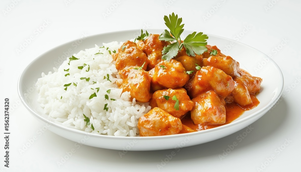 Curry-Spiced Chicken And Rice Delightfully Cooked Together In Harmonious Fusion Of Flavors And Textures. Enjoy Every Savory Bite! Curry-Spiced Chicken And Rice Delightfully Cooked Together In Harmonious Fusion Of Flavors And Textures. Enjoy Every Savory Bite!