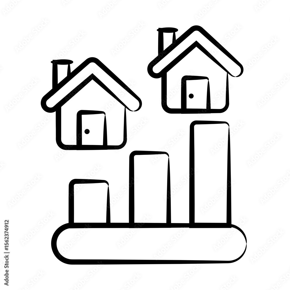 Real Estate Doodle Icons Real Estate Doodle Icons