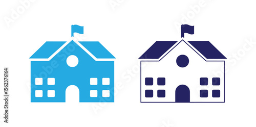 home icons. Vector illustration house and real estate icon symbol collection for apps and websites on white background.Home, house icon set. Real estate icon isolated on white background.