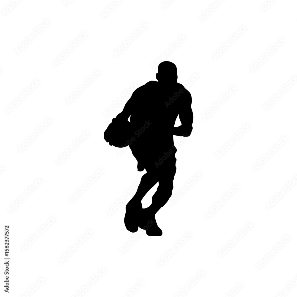 Silhouette of Basketball Vectors Silhouette of Basketball Vectors