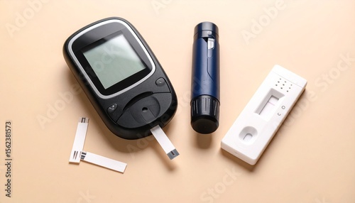 Blood Glucose Test Setup