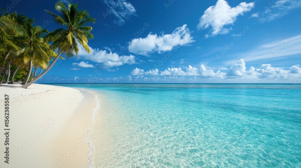 Fototapeta premium Tropical beach scene