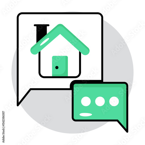 Real Estate Rounded Icons