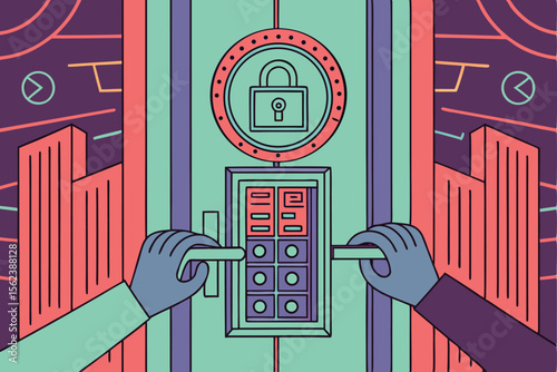 Futuristic Biometric Door Lock Data Security and Access Control