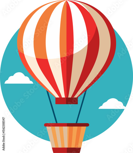hot air balloon in the sky