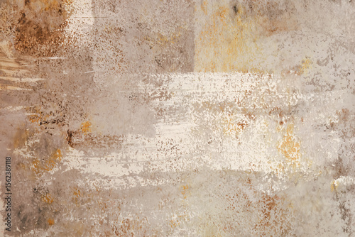 Billede på lærred Elegant textured abstract design with neutral color palette for interior decorat
