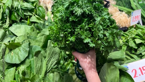 fresh vegetables on the market