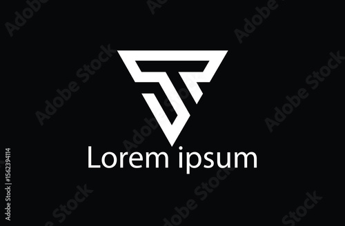 sr Monogram logo design