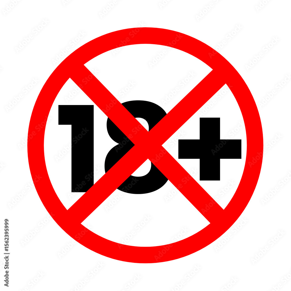 Obraz premium No 18+ sing