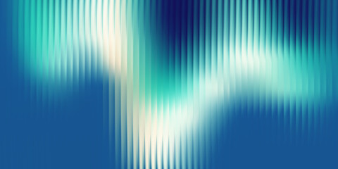 Fototapete Fraktale Wellen Petrol Marineblaue Glasrippen wellige Textur  © svetolk