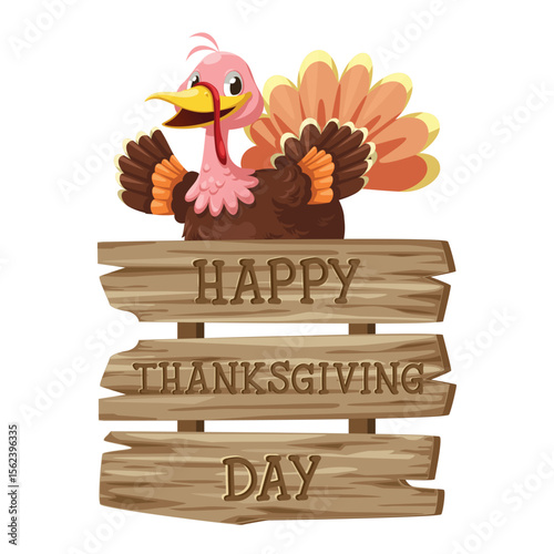 hand drawn thanksgiving character set vector design