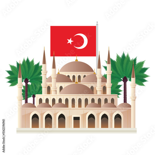 turkey design concept set vector design