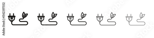 Biomass energy icon isolated silhouette on white background. Vector illustration.