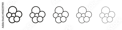 Cancer icon isolated silhouette on white background. Vector illustration.